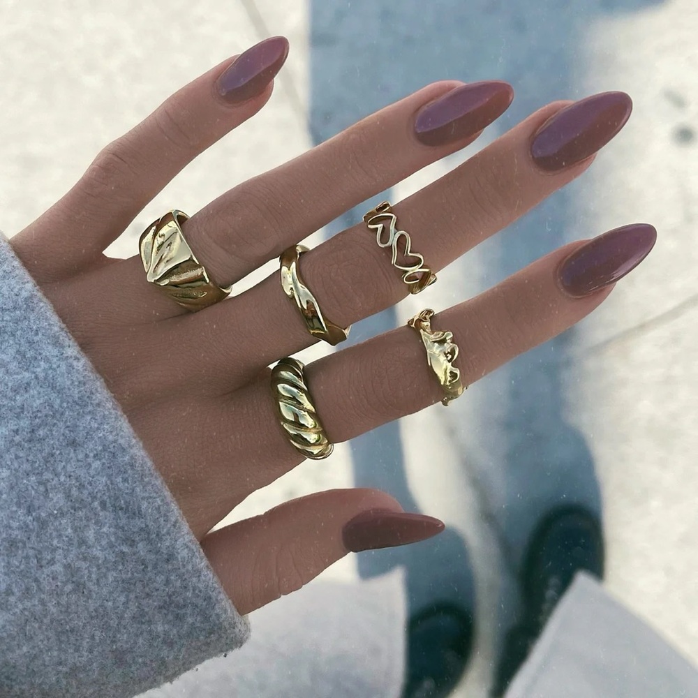 Bohomoon Twisted Dome Ring Size 7